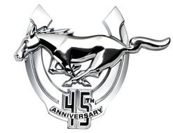 Mustang 45th Anniversary clipart