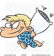 Pillow Fight Cartoon N3