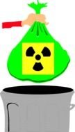Hazardous Waste Symbol drawing