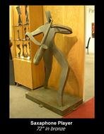 Player Life Size Sculpture Ks Saxaphone 5886bigjpg