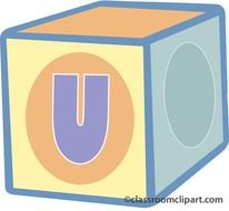 Download U Alphabet Block