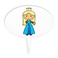 Blue Princess Dress Clip Art