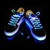 glowing sneakers in the dark