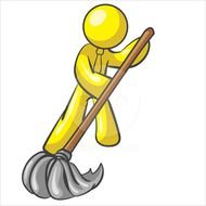 Floor Cleaning Clip Art N8