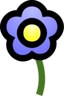 Blue Flower By Cie A Little