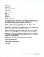 Sample Complaint Letter Example
