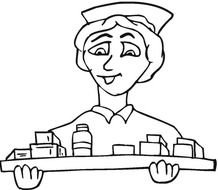 Medical Nurse Coloring Pages