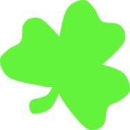 Light Green Shamrock drawing