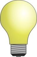 yellow and grey Light Bulb