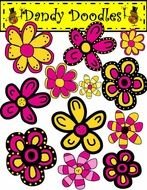 dandy doodles Clip Art drawing