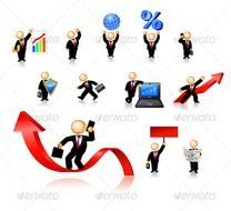 Stick People Icon Clip Art