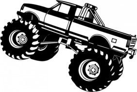 Monster Truck car drawing