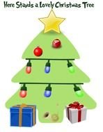 Christmas Tree Clip Art N259