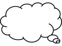 clipart of Thought as a Bubble