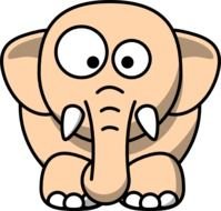 Cartoon Elephant Clip Art N55