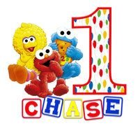 Sesame Street Birthday Shirt