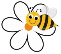 Bumble Bee Flower Clip Art