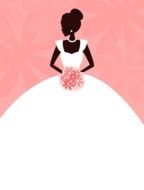 African American Bride drawing