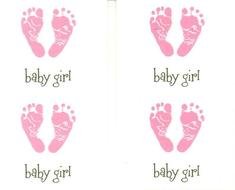 Pink Baby Footprints N2