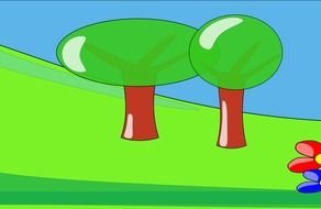 Clip art of cartoon Park