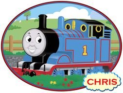 Cartoon Thomas Train clipart