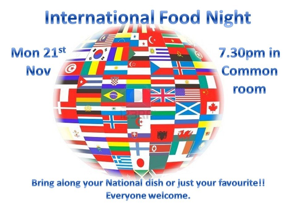 International Food Night drawing