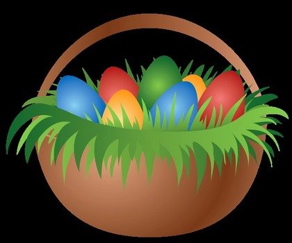Easter Basket Clip Art Free N13
