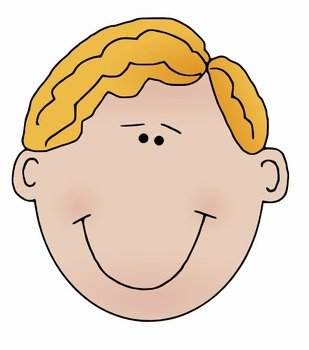 Cartoon Man Face Clip Art N16
