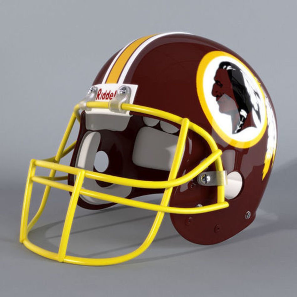 3D NFL Football Helmet