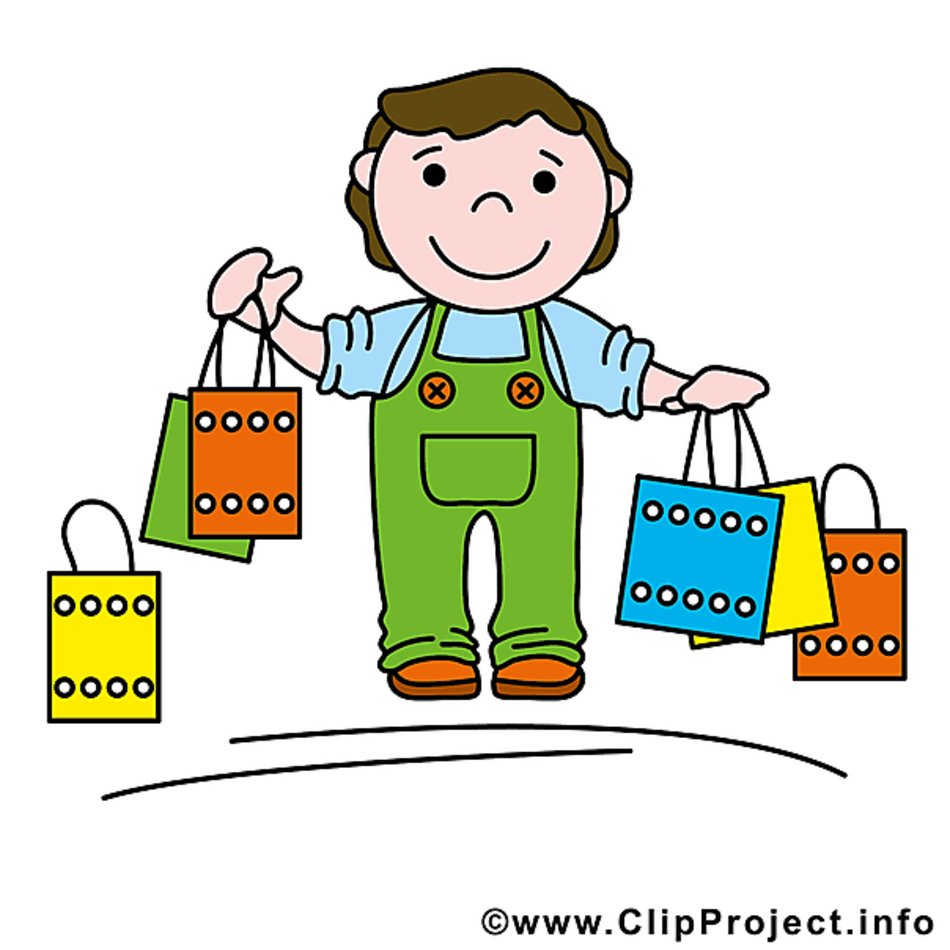 Bildtitel Einkaufen Clipart