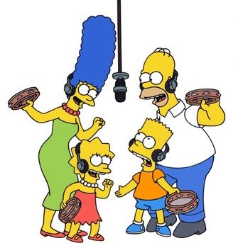 Cartoon People Singing N6