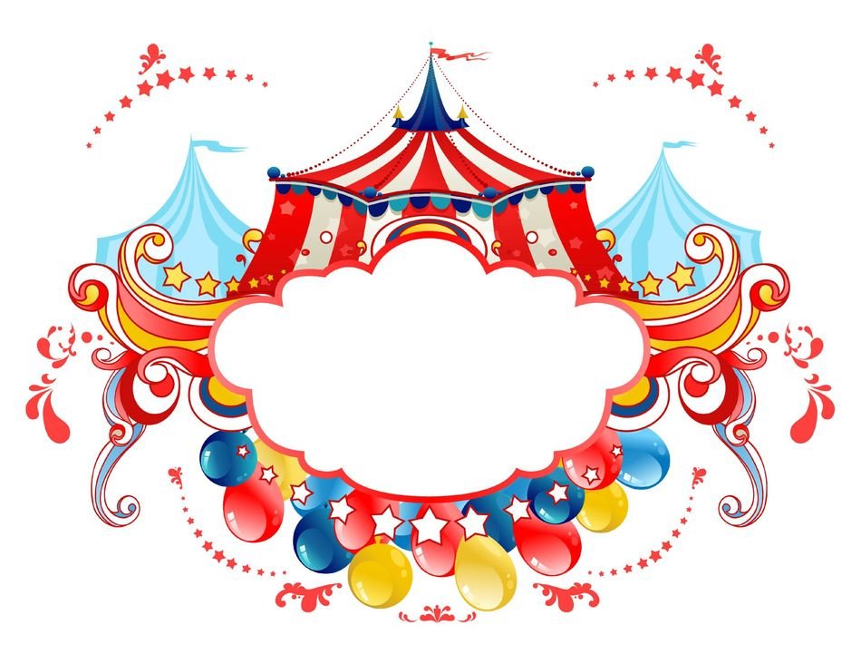 circus carousel drawing