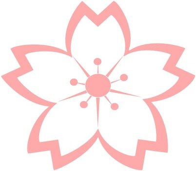 Cherry Blossom Clip Art N10