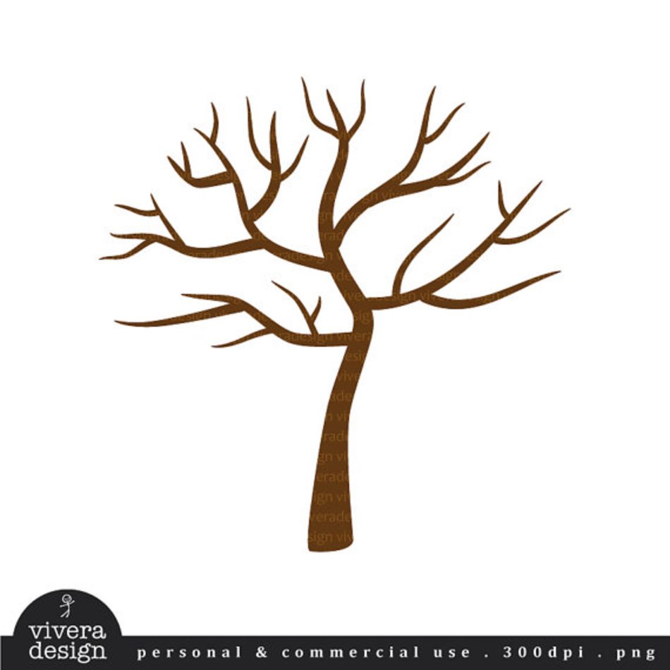 Tree With No Leaves Clip Art N14