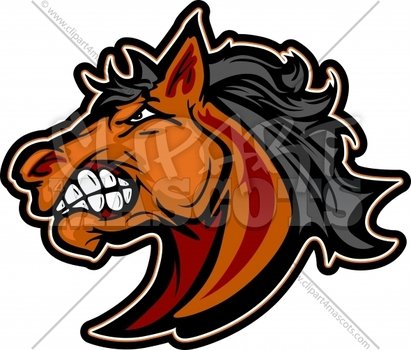 Mustang Mascot Logo N3