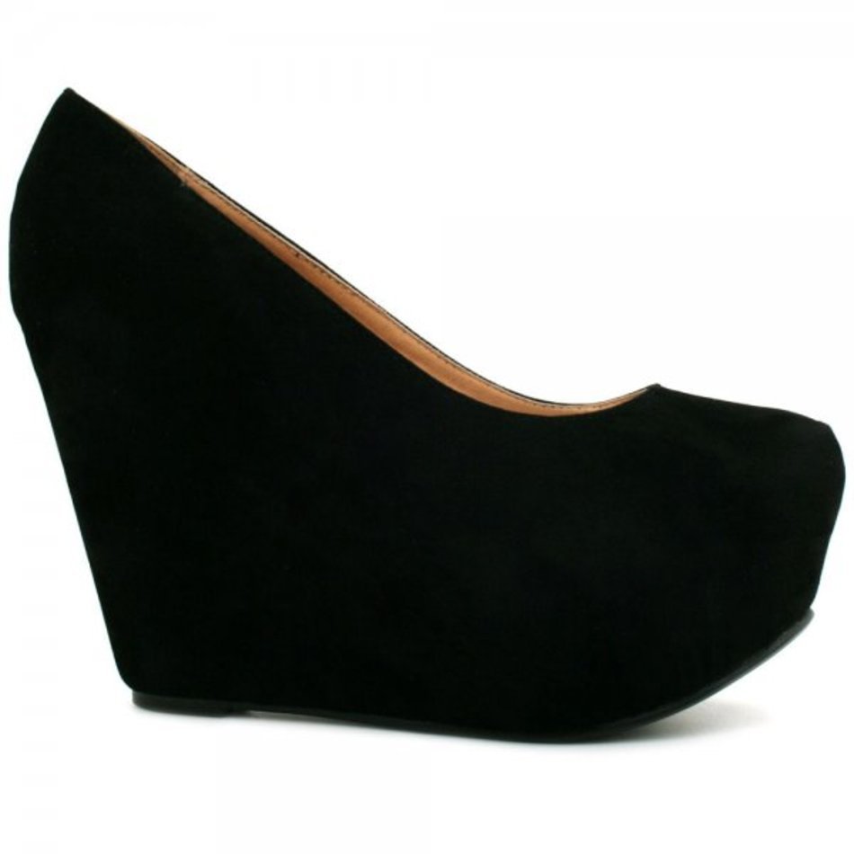Go Back gt Gallery For Black Platform Wedge Shoes
