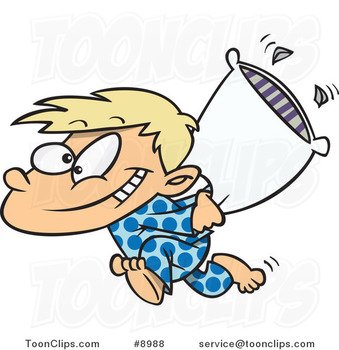 Pillow Fight Cartoon N3