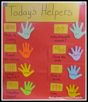Preschool Classroom Job Chart Printables N3