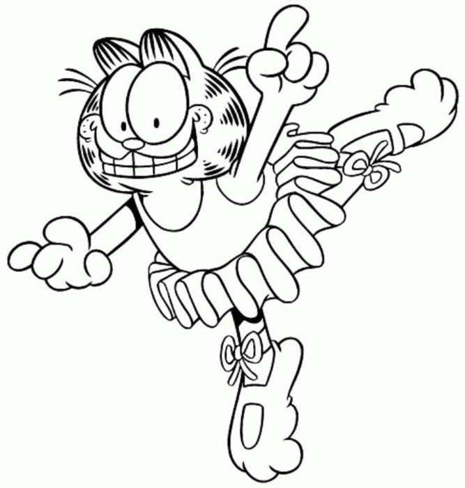 Garfield Coloring Pages N5