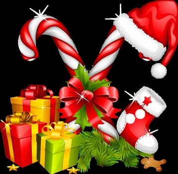 Candy Cane Christmas Decorations N3