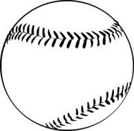 Baseball Clip Art N124