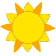 Smiling Sun Clip Art N17