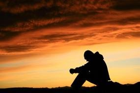 Sad Man as a picture for clipart