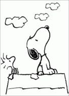 Snoopy Coloring Pages