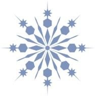 Pink Snowflake Clip Art N3