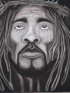portrait of black Jesus