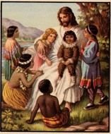 Jesus Christ With Children as an illustration