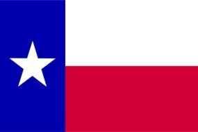 texas flag with star