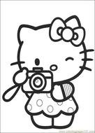 Hello Kitty Coloring Pages N12