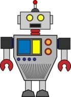 Cute Robot Clip Art N13